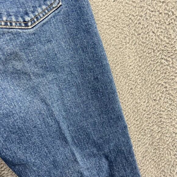 Vintage Nautica Jeans Men's 30x30 Blue Denim Medium Wash Faded Patch Skate 90s - Picture 7 of 11